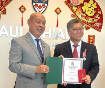 <strong>中华新闻社副社长孙瑞祥教授在加拿大荣</strong>